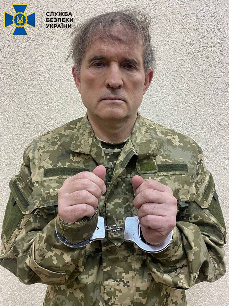 На фото: «російсько-українська воша-гнида» – зрадник медведчук, який підлягає ліквідації