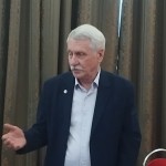 Голова СОУ, полковник Олександр САСЬКО під час виступу