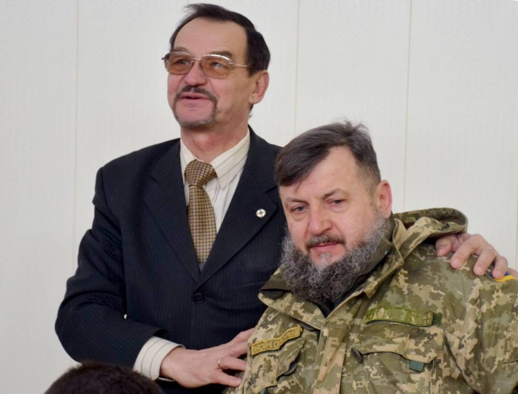 Тернопільські спілчани Олександр ВАРАКУТА і Микола МАМЧУР
