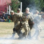 Микола МАМЧУР разом з бійцями під час вишколу