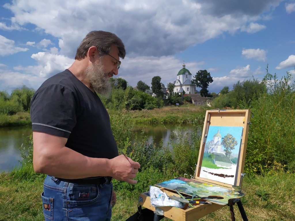 Микола МАМЧУР на пленері